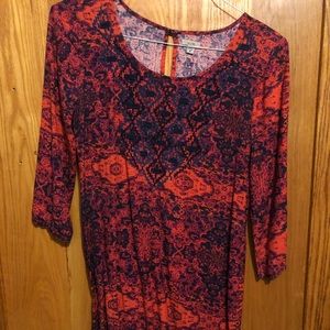 Ecote patterned mini dress